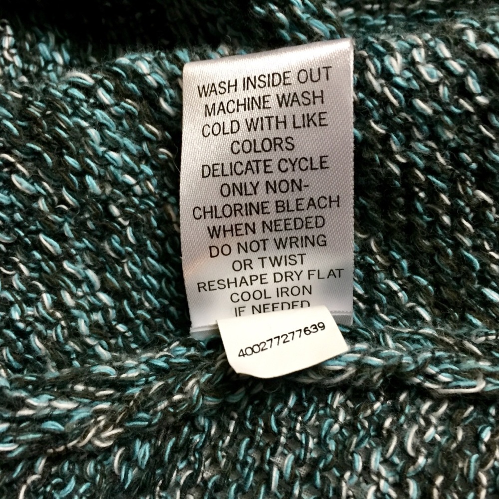 🍌 Sonoma Gray/Blue Sweater Juniors Medium - Picture 4 of 5